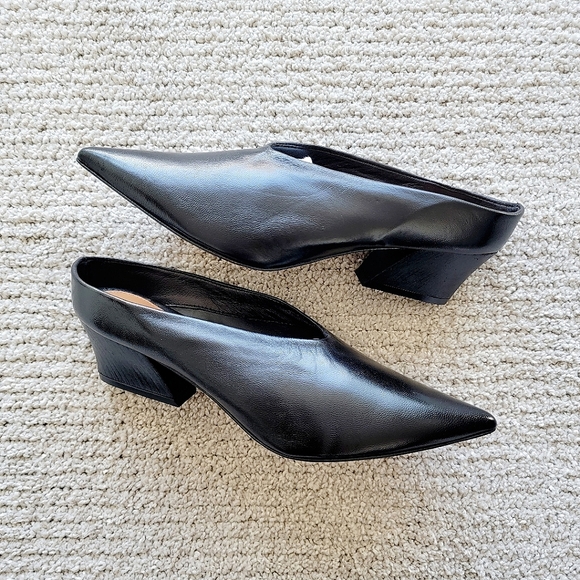 NWOT Zara leather heels - Picture 2 of 8